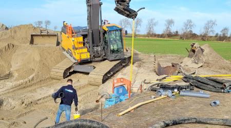 Foto van werkzaamheden in Noordgouw